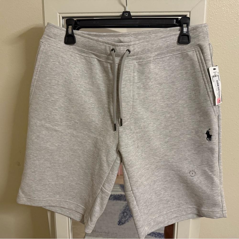 Polo by Ralph Lauren Gray Athletic Shorts with Drawstring Waistband